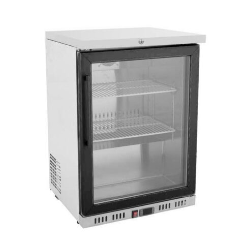 Atosa Glass Door Under Fridge 600mm MBC24G Kitchen Setup