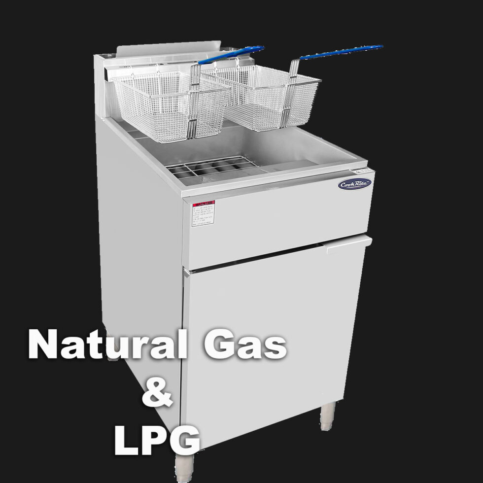 Commercial Fryer Gas Electric CookRite Baron Kitchen Setup