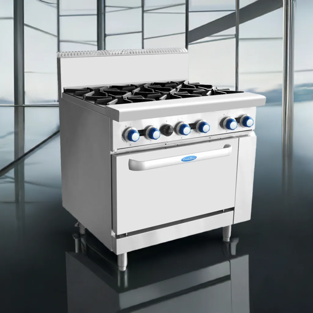 Commercial-Gas-Oven CookRite AT80G6B-O