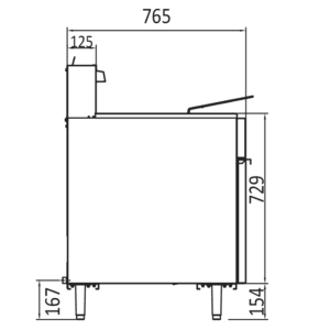 commercial fryer small