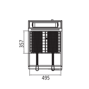 Cookrite fryer dimensions top