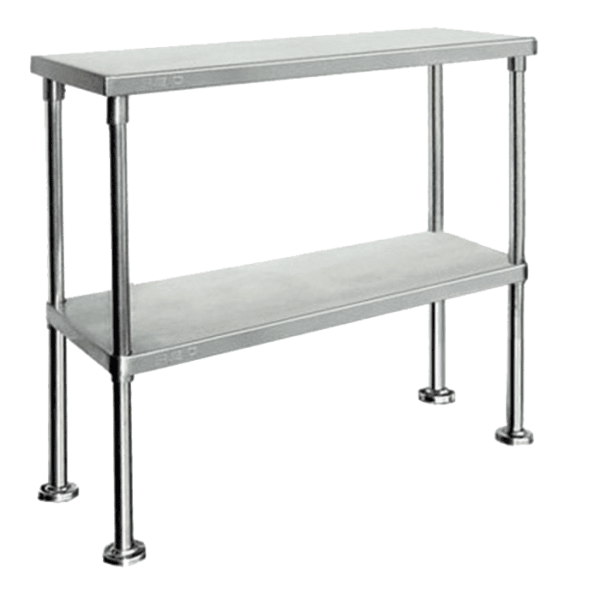 Commercial Kitchen Shelves Stainless Steel Kitchen Setup   Double Tier Overshelf 600x600 