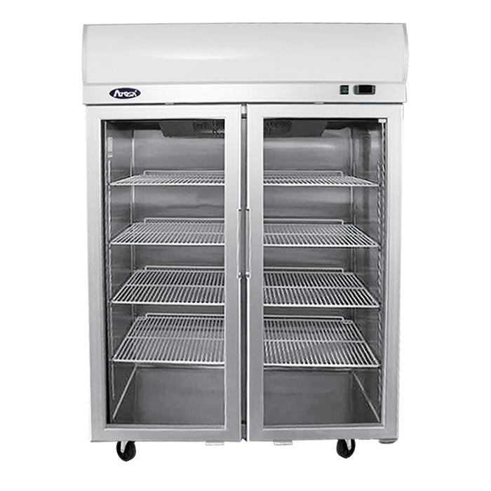 Atosa commercial glass fridge 1200mm