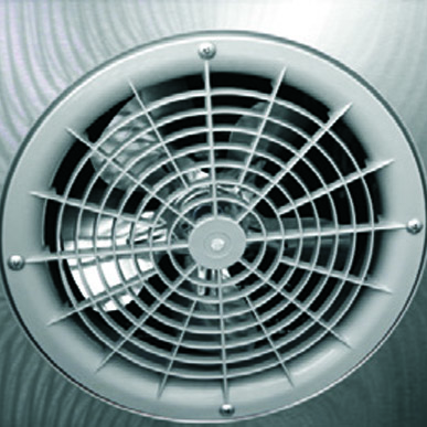 Commercial refrigerator fan