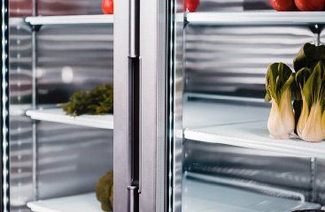 Close up Commercial Display Fridge