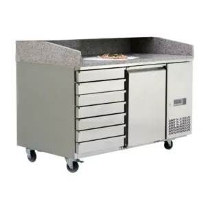 Atosa Pizza Prep fridge Dough Drawers