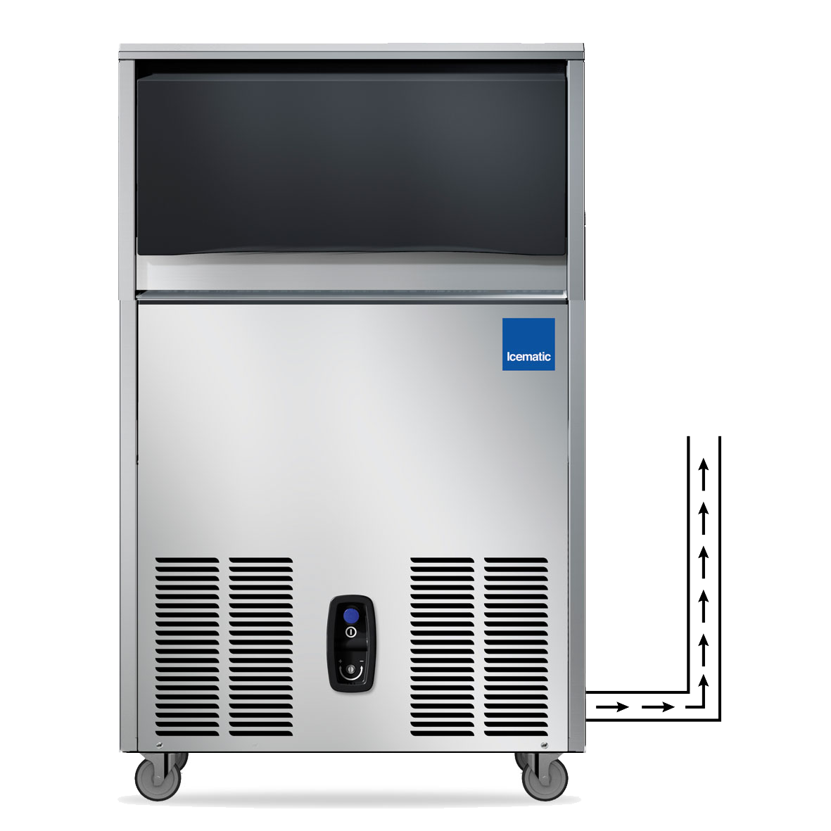 Under counter icematic ice maker