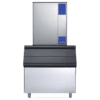 ice storage bin with ice maker