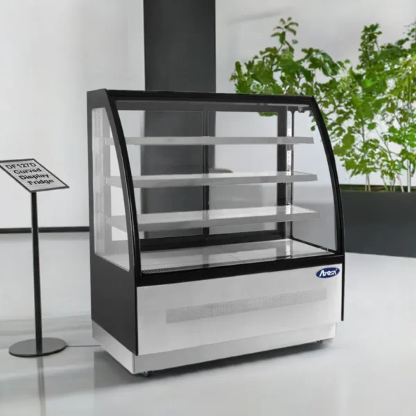 Curved Chilled Food Display Fridge