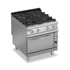 4 Burner Gas Cook Top with Gas Oven