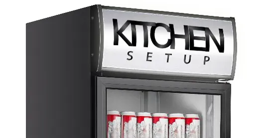 Drink fridge Ad Sign lightbox