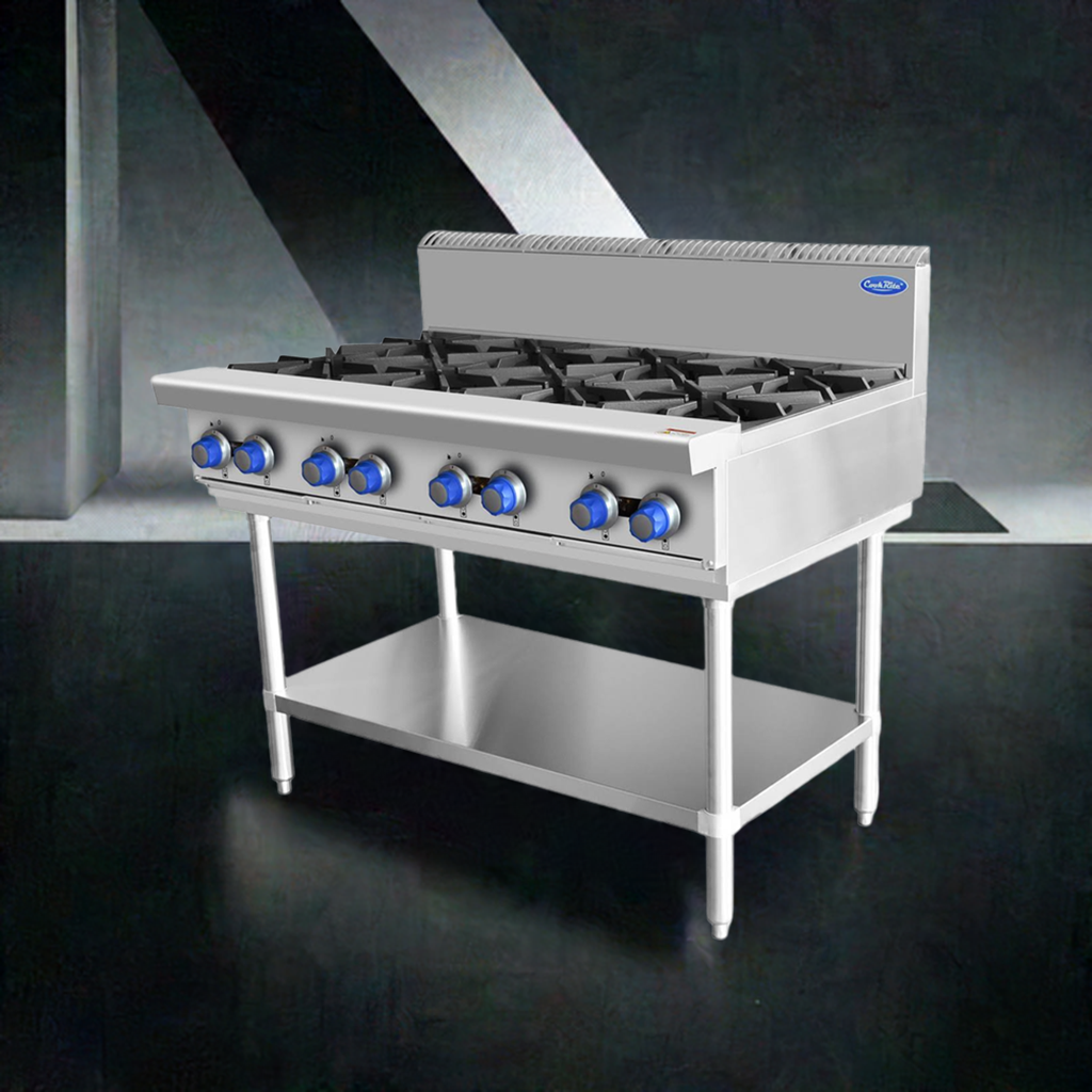 AT80G8B-F Commercial 8-Burner Stove