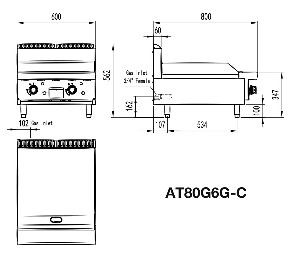 Commercial Flat Griddle Cookrite