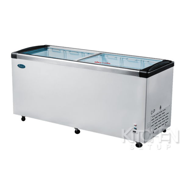 Commercial Chest Freezer Glass Lid Display Atosa