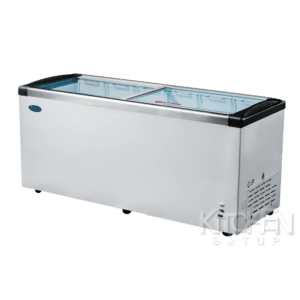 Large Commercial Chest Freezer Glass Lid