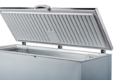 Open top chest freezer