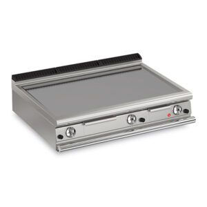 GAS FRY TOP WITH SMOOTH MILD STEEL PLATE