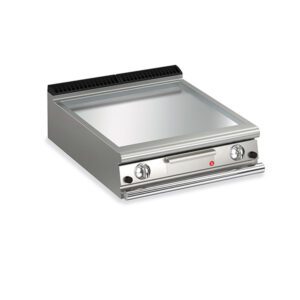 GAS FRY TOP WITH SMOOTH CHROME PLATE