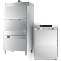 Passthrough dishwasher