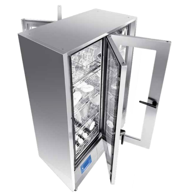 Passthrough Stacker Commercial Dishwasher