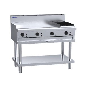 Luus 900mm Griddle 300mm Chargrill