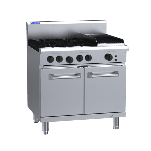 Luus 4 Burner Chargrill Oven