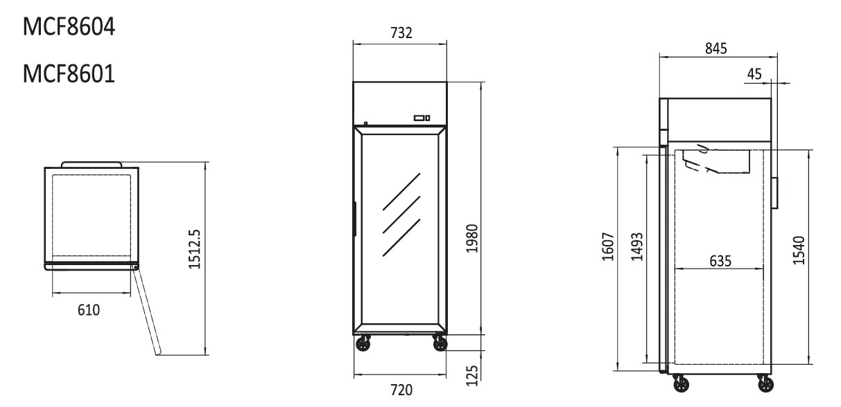 Glass commecial fridge Melbourne Sydney Brisbane