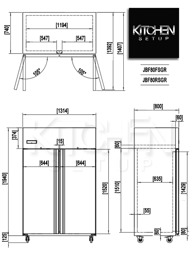 Atosa-Slimline-Double-Door-Dimensions 