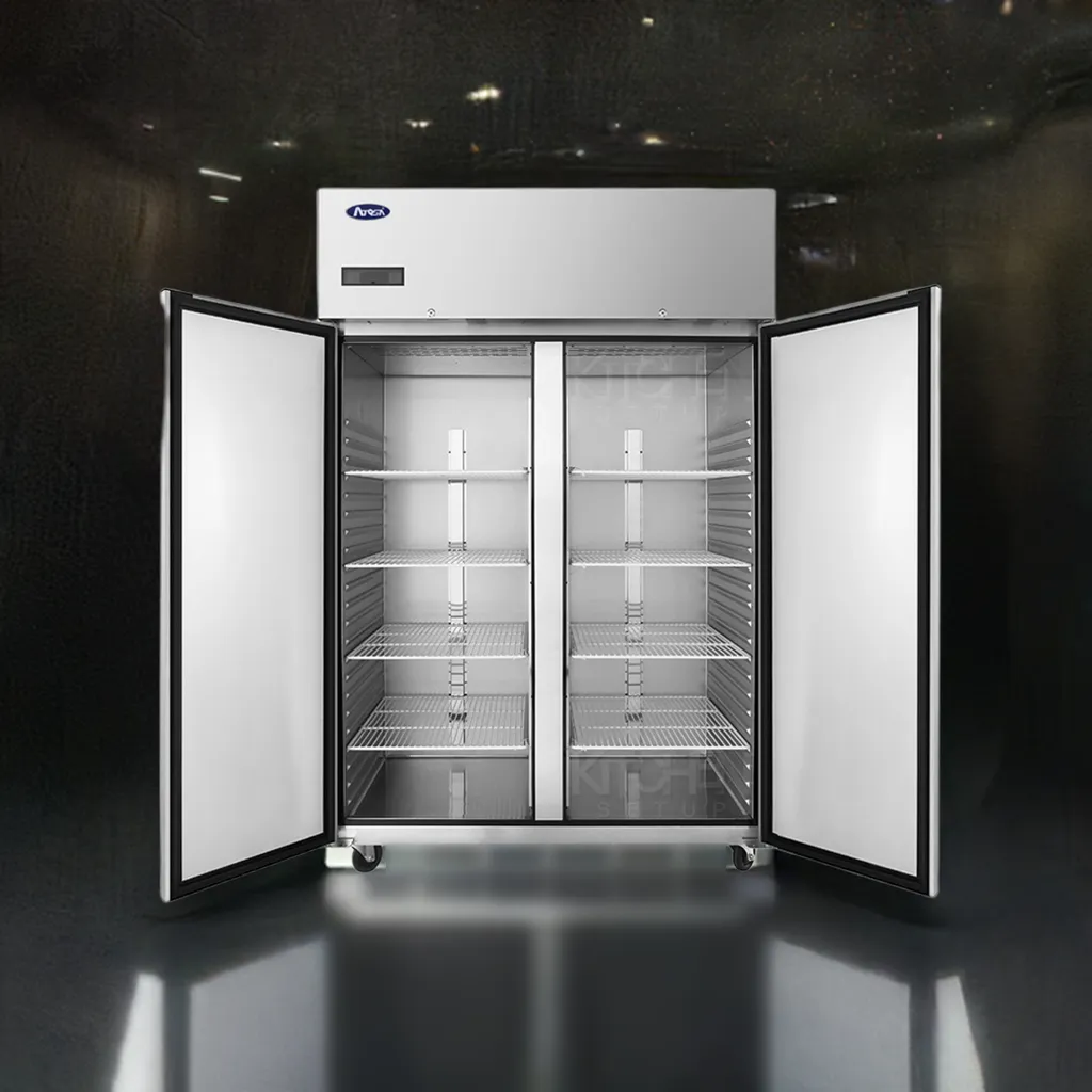 Commercial Freezer Atosa JBF80FS open doors