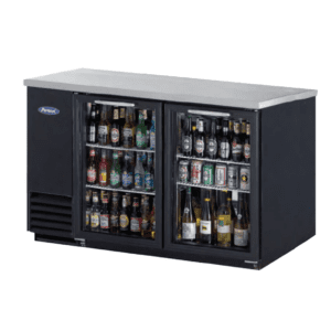 MBB48GGR 2 door Commercial Black BAR Fridge