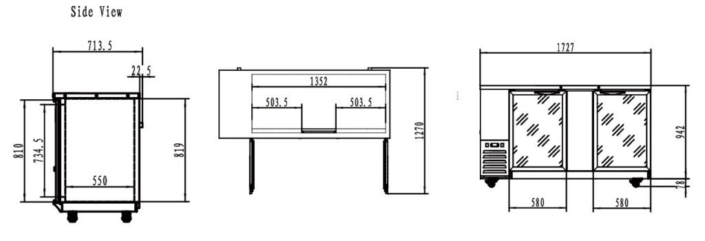 MBB69GGR bar fridge dimensions Australia