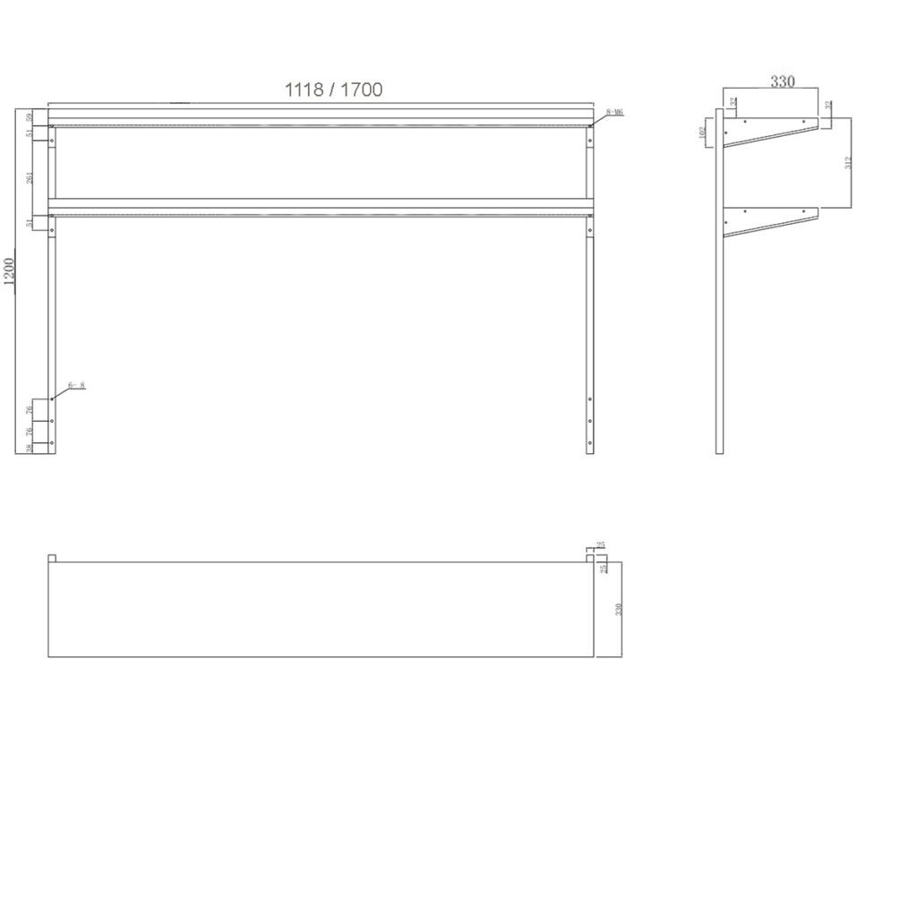 MROS 44P 67P Shelf dimensions Atosa prep