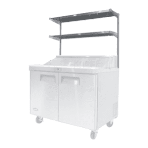 MROS double shelf prep bench