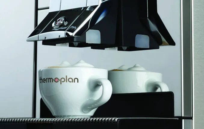 thermoplan automatic coffee machne milk coffee