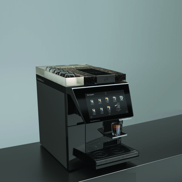 Commercial coffee machine on bench