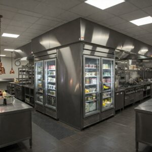 Commercial Fridge in Melbourne restaurant kitchen