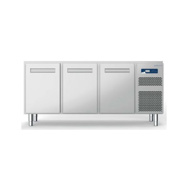 three door 1/1GN underbench freezer