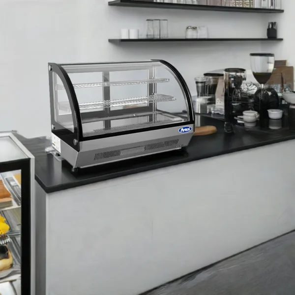 Countertop Display Fridge Curved WSY125L Atosa on Bench